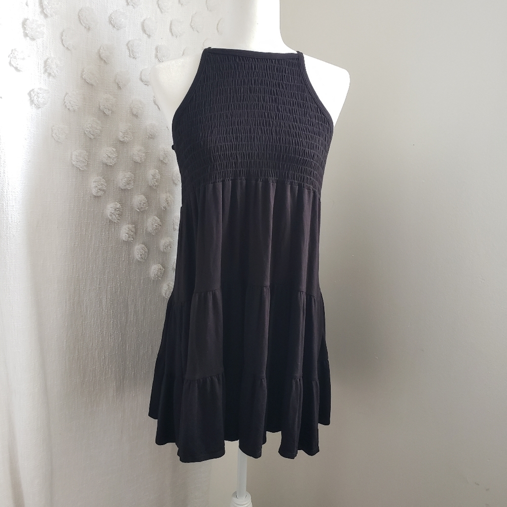 Green Envelope  Black Sundress NWT